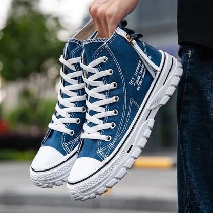 Canvas Herenschoenen Comfortabel Casual Stappen