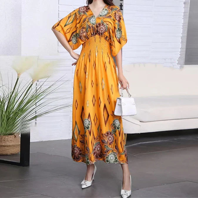 Zomerjurk Vrouwelijk Boheemse Stijl Bloemenprint