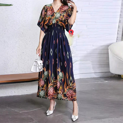 Zomerjurk Vrouwelijk Boheemse Stijl Bloemenprint