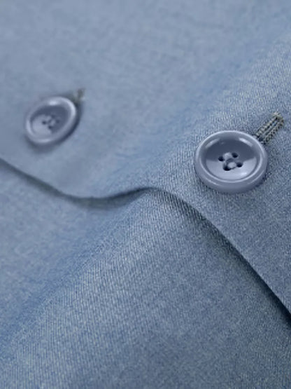 Casual blazer met dubbele knoopsluiting