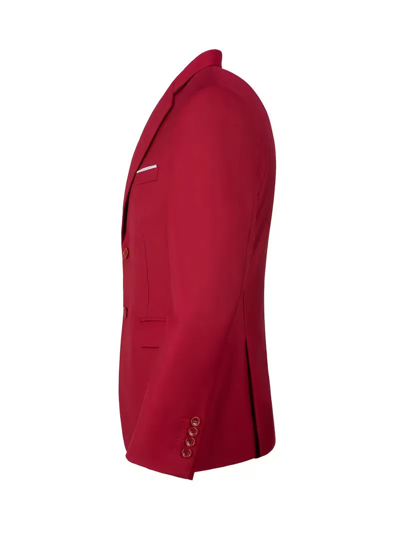 Casual blazer met dubbele knoopsluiting