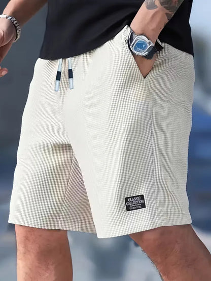 Mannen Shorts met Trekkoord en Zijzakken Sportief - StudioMarella