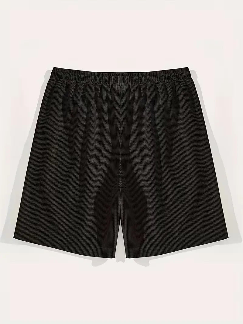 Casual shorts met trekkoord taille en zijzakken