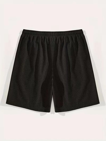Casual shorts met trekkoord taille en zijzakken