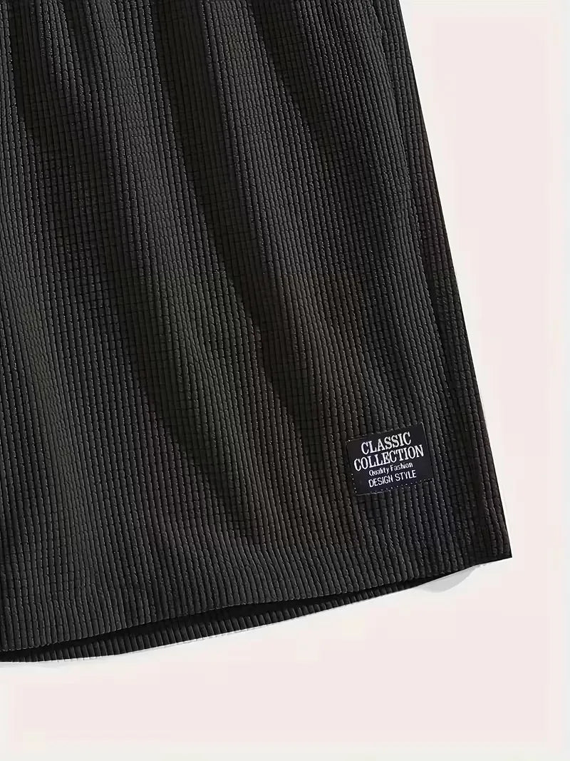 Casual shorts met trekkoord taille en zijzakken