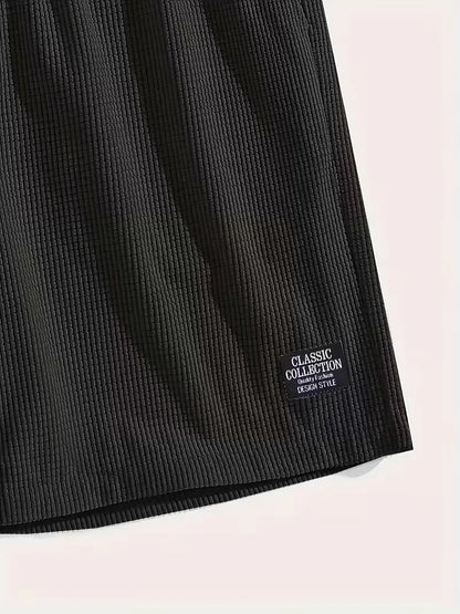 Casual shorts met trekkoord taille en zijzakken