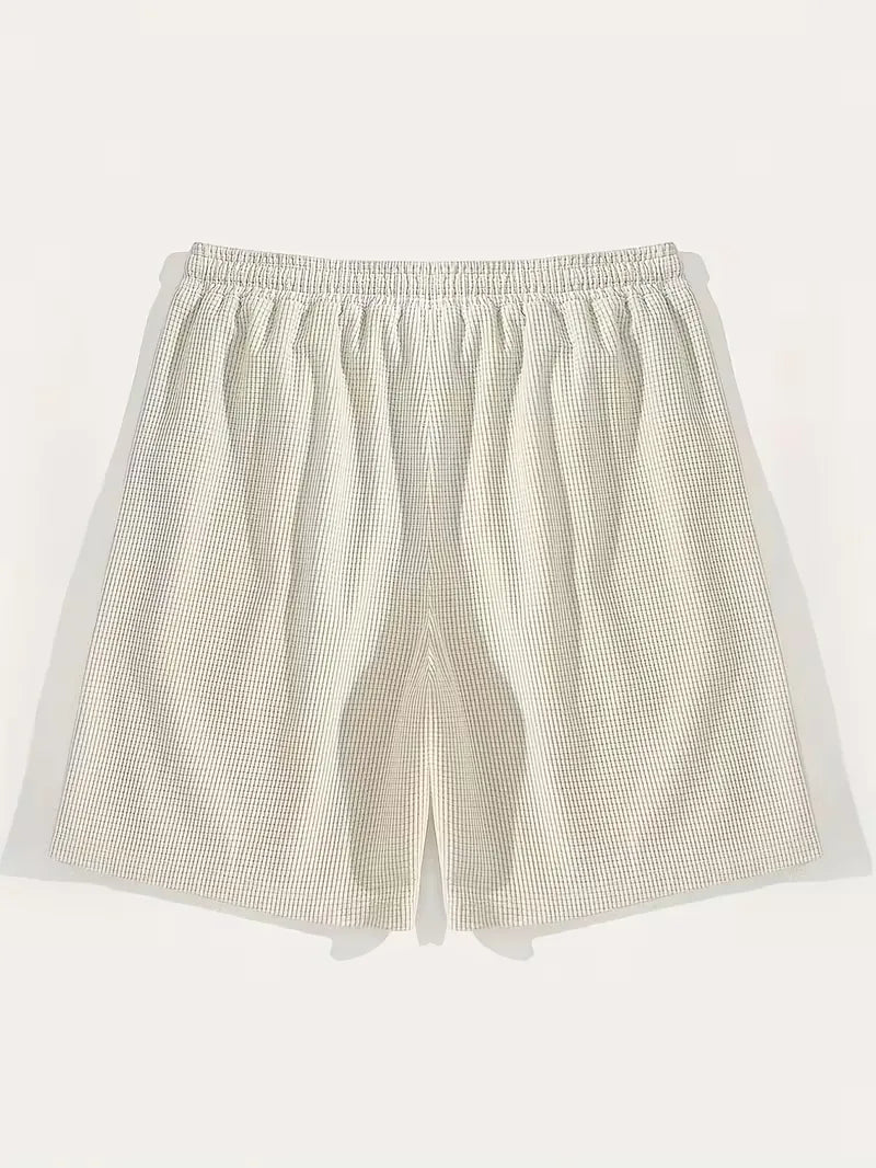 Casual shorts met trekkoord taille en zijzakken