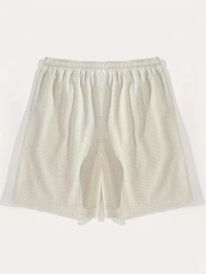 Casual shorts met trekkoord taille en zijzakken