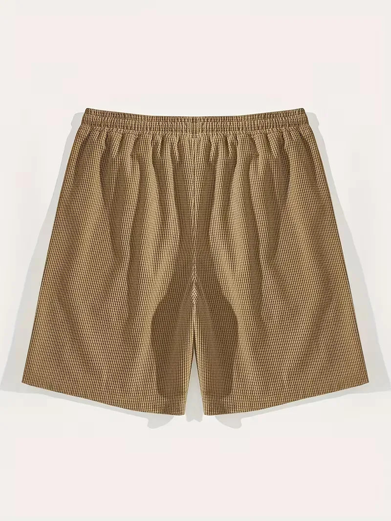 Casual shorts met trekkoord taille en zijzakken