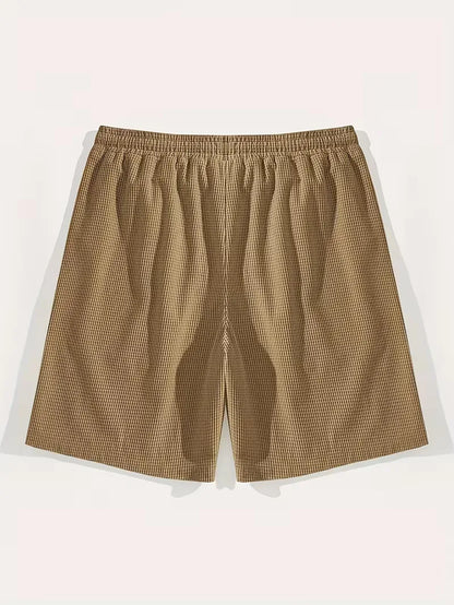 Casual shorts met trekkoord taille en zijzakken