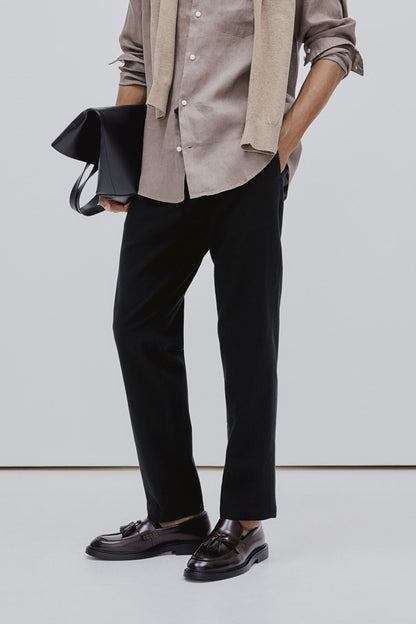 Herenbroek Met Koord - Casual en Elegante Stijl