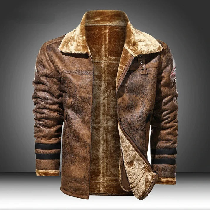 Leren Bomberjack Stijlvol Casual Design - StudioMarella