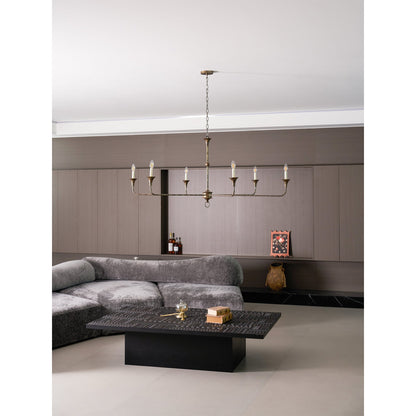 Kaarslamp Kroonluchter Messing Metaal Goud Zwart Wit Nikkel Woonkamer Eetkamer 5 6 Armen Hanglamp Vintage Kaarsenkroonluchter