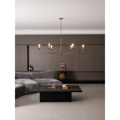 Kaarslamp Kroonluchter Messing Metaal Goud Zwart Wit Nikkel Woonkamer Eetkamer 5 6 Armen Hanglamp Vintage Kaarsenkroonluchter