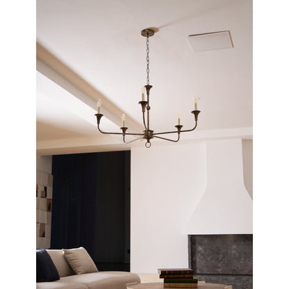 Kaarslamp Kroonluchter Messing Metaal Goud Zwart Wit Nikkel Woonkamer Eetkamer 5 6 Armen Hanglamp Vintage Kaarsenkroonluchter