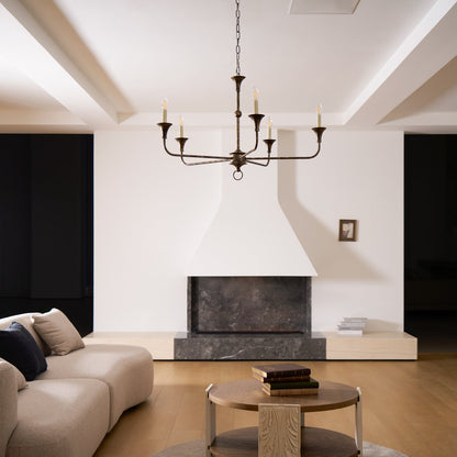 Kaarslamp Kroonluchter Messing Metaal Goud Zwart Wit Nikkel Woonkamer Eetkamer 5 6 Armen Hanglamp Vintage Kaarsenkroonluchter
