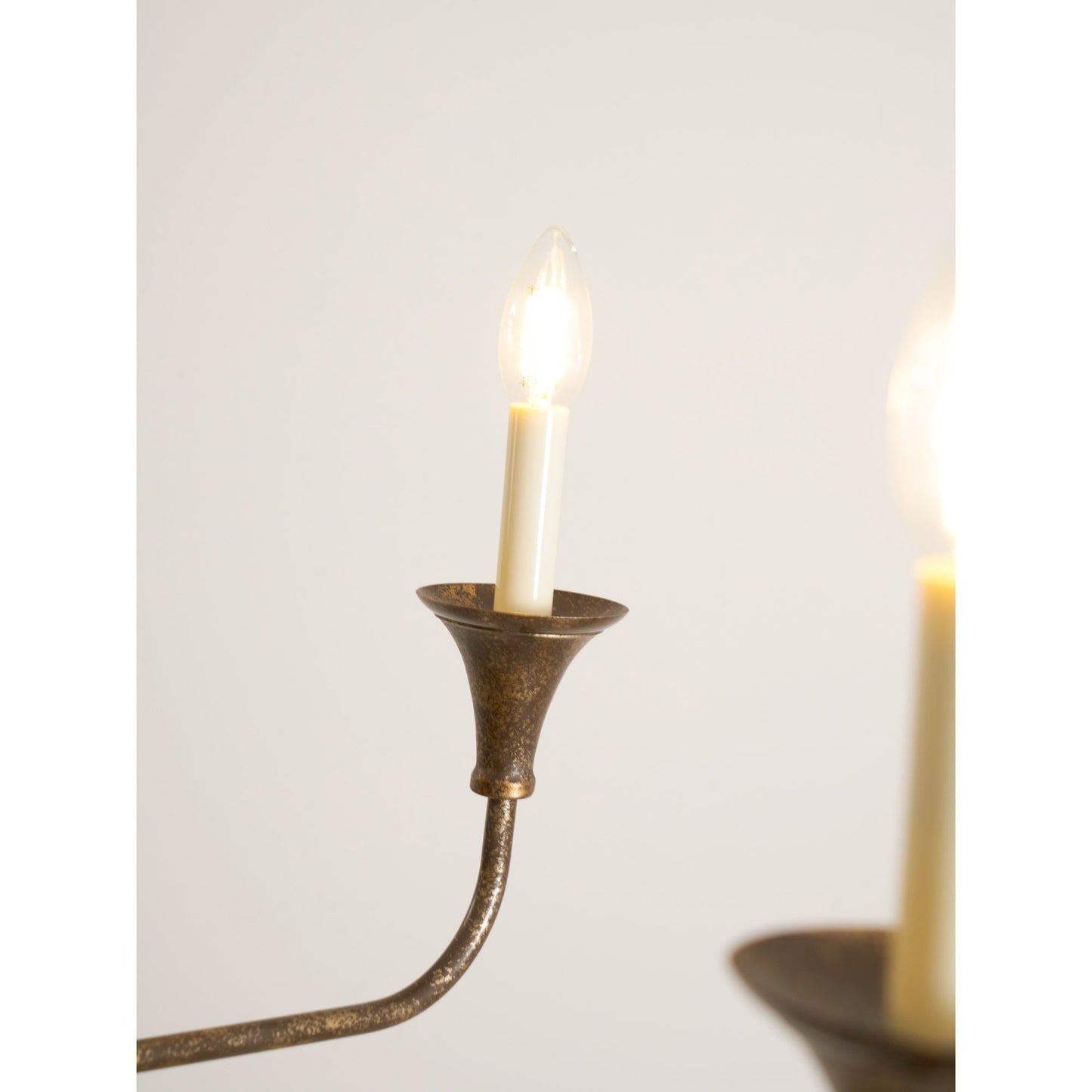 Kaarslamp Kroonluchter Messing Metaal Goud Zwart Wit Nikkel Woonkamer Eetkamer 5 6 Armen Hanglamp Vintage Kaarsenkroonluchter