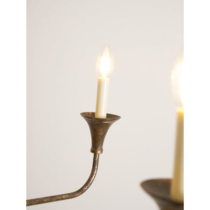 Kaarslamp Kroonluchter Messing Metaal Goud Zwart Wit Nikkel Woonkamer Eetkamer 5 6 Armen Hanglamp Vintage Kaarsenkroonluchter