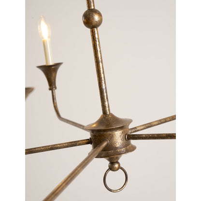 Kaarslamp Kroonluchter Messing Metaal Goud Zwart Wit Nikkel Woonkamer Eetkamer 5 6 Armen Hanglamp Vintage Kaarsenkroonluchter