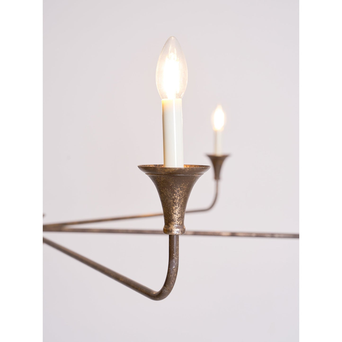 Kaarslamp Kroonluchter Messing Metaal Goud Zwart Wit Nikkel Woonkamer Eetkamer 5 6 Armen Hanglamp Vintage Kaarsenkroonluchter