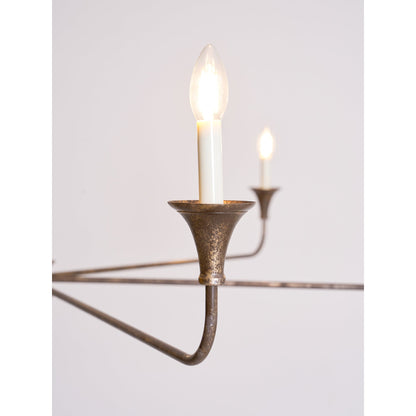 Kaarslamp Kroonluchter Messing Metaal Goud Zwart Wit Nikkel Woonkamer Eetkamer 5 6 Armen Hanglamp Vintage Kaarsenkroonluchter