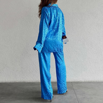 Dames Badpak Tweedelig Comfortabel Celeste Blauw