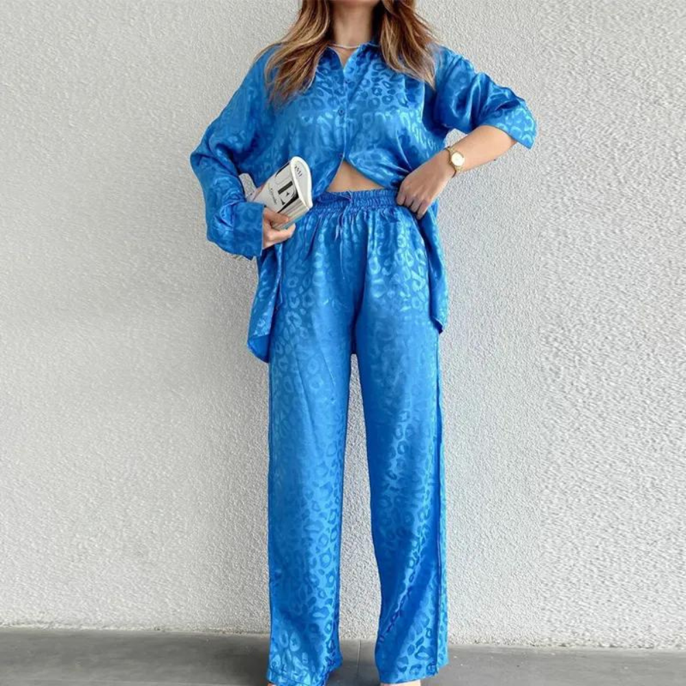 Dames Badpak Tweedelig Comfortabel Celeste Blauw - StudioMarella