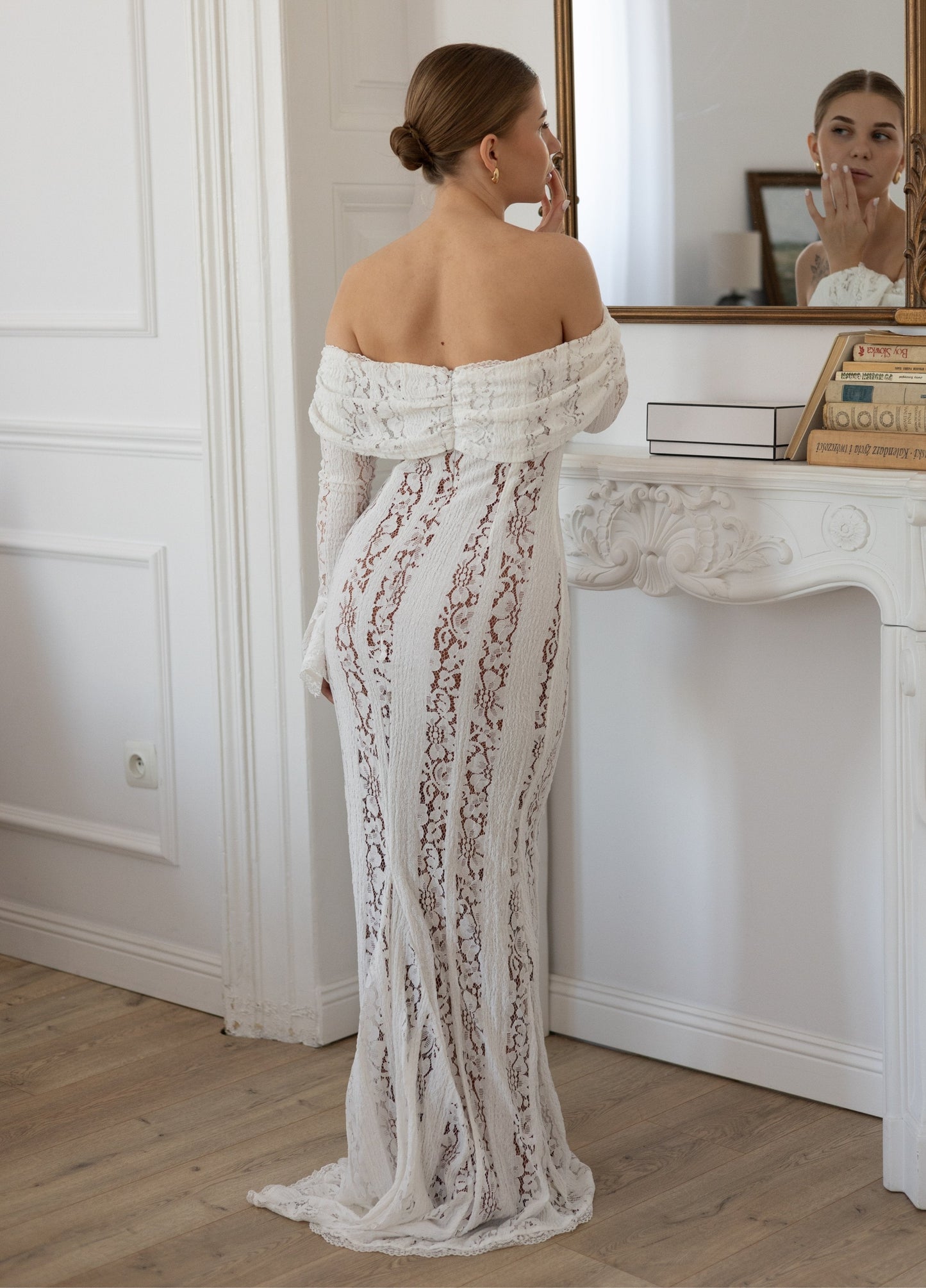 Celeste | Elegante Kanten Lange Jurk Dames Maxi Jurk 1