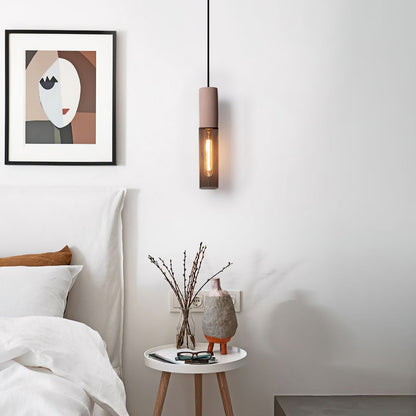 Industriële Hanglamp met Cement & Zwart Mesh — 6 Vormen