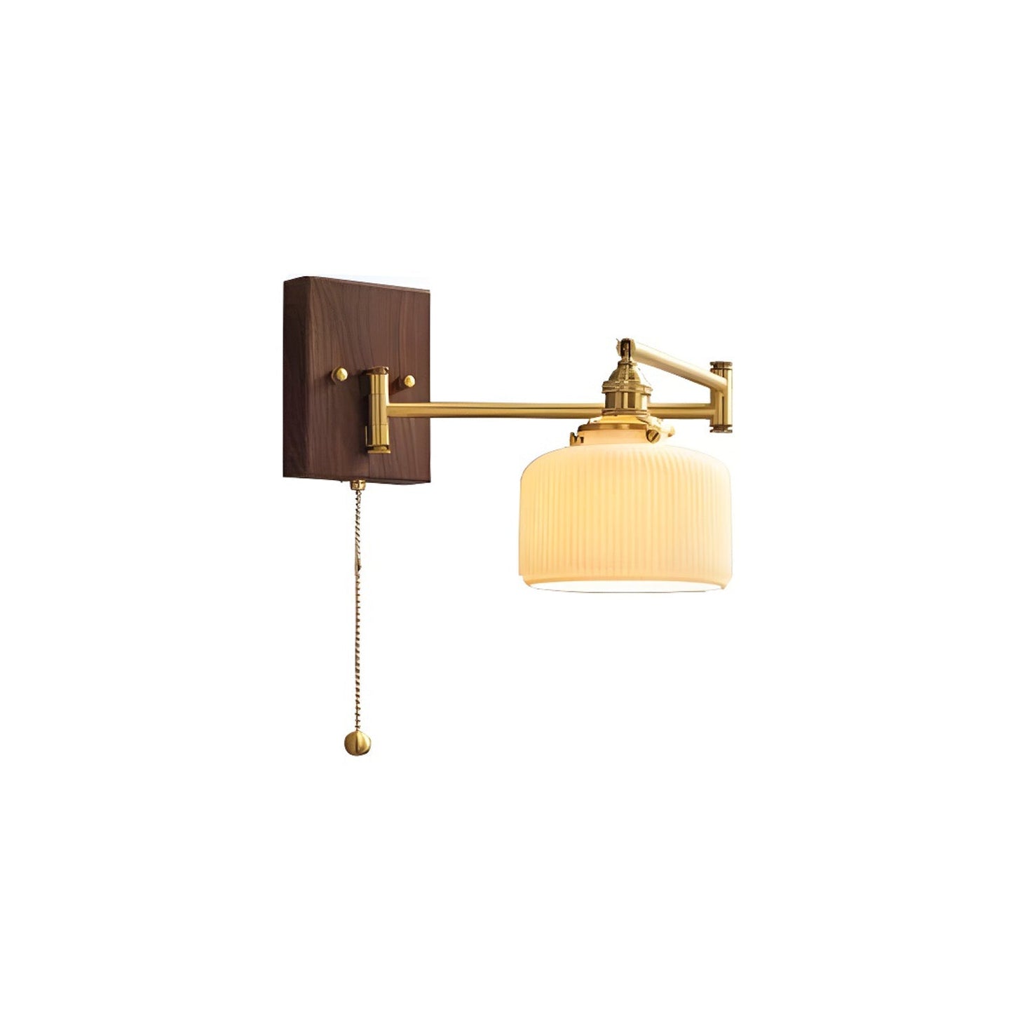 Keramische Wandlamp Geometrisch Design – 5 Modellen Messing & Walnoot