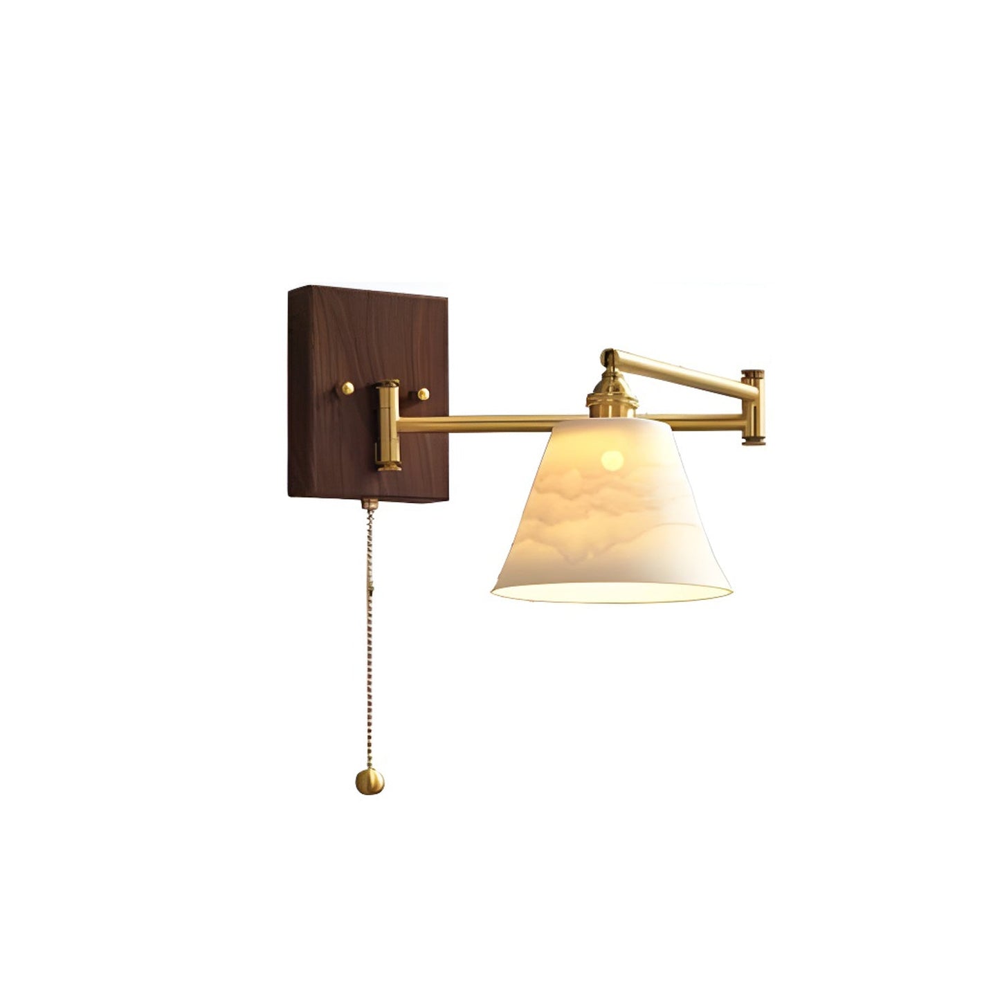 Keramische Wandlamp Geometrisch Design – 5 Modellen Messing & Walnoot