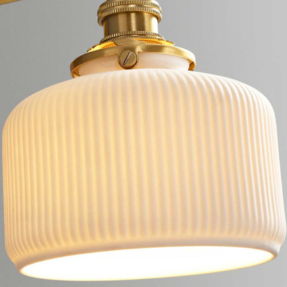 Keramische Wandlamp Geometrisch Design – 5 Modellen Messing & Walnoot