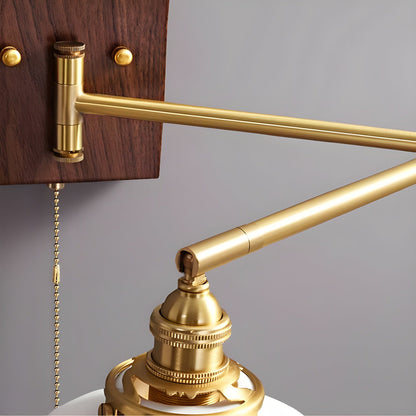Keramische Wandlamp Geometrisch Design – 5 Modellen Messing & Walnoot