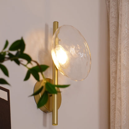Wandlamp Glas Rond Scandinavisch LED 5W Zwart Goud 20cm Design