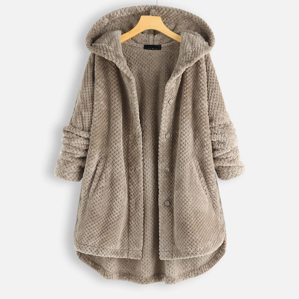 Dames Capuchonjack Oversized Warm en Stijlvol - StudioMarella