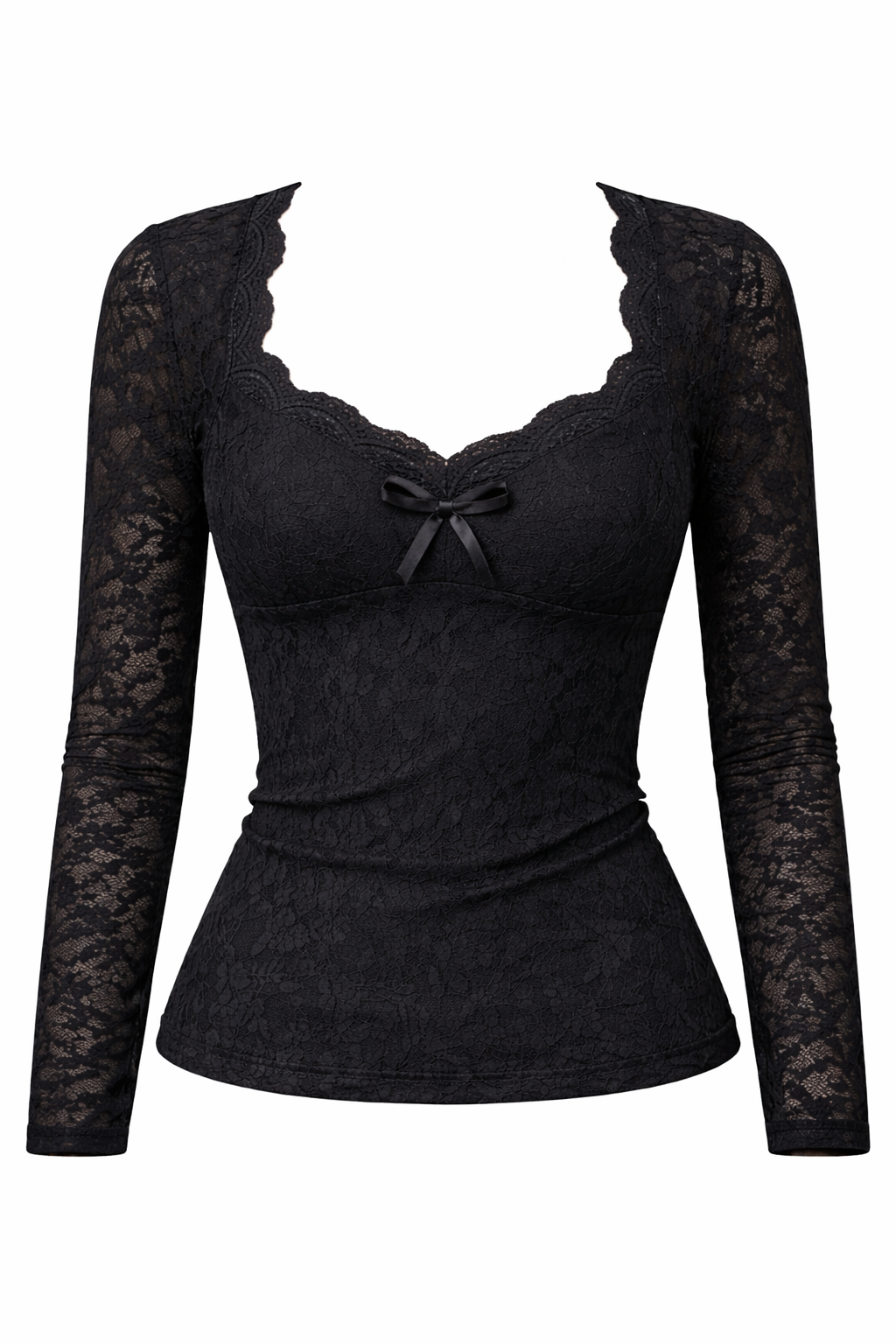 Charlotte | Romantische Kanten Blouse Dames met Lange Mouwen 6