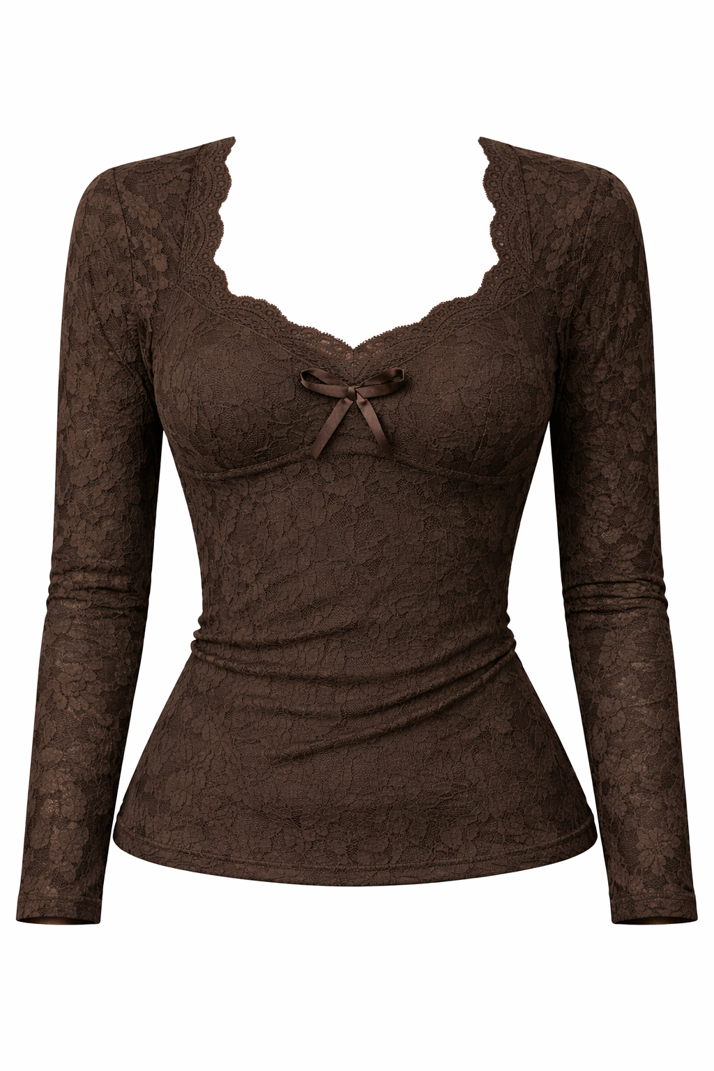 Charlotte | Romantische Kanten Blouse Dames met Lange Mouwen 8