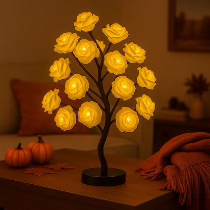 Decoratieve LED-Bloemenboom met Roze Bloesem voor Sfeervolle Binnenverlichting 40cm