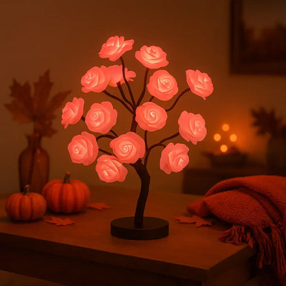 Decoratieve LED-Bloemenboom met Roze Bloesem voor Sfeervolle Binnenverlichting 40cm