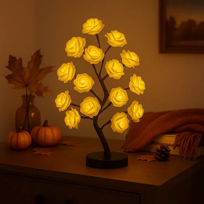 Decoratieve LED-Bloemenboom met Roze Bloesem voor Sfeervolle Binnenverlichting 40cm