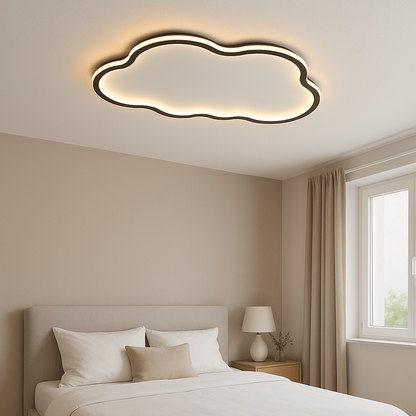 Cloud plafondlamp LED aluminium PVC wit slaapkamer woonkamer plafondverlichting modern Scandinavisch design