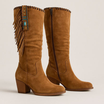 Western Laarzen met Franjes Boho Stijl Bente - StudioMarella