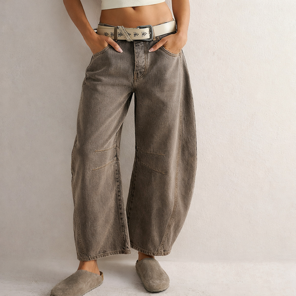 Dames Broek Wijd Comfortabel Ballon Model - StudioMarella