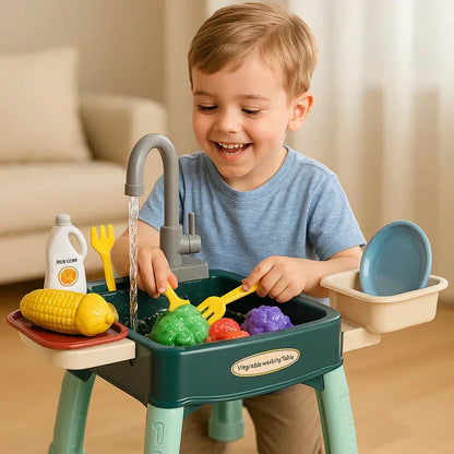 Interactieve Speelkeuken met Waterpomp en Spoelbak voor Fantasievol Rollenspel