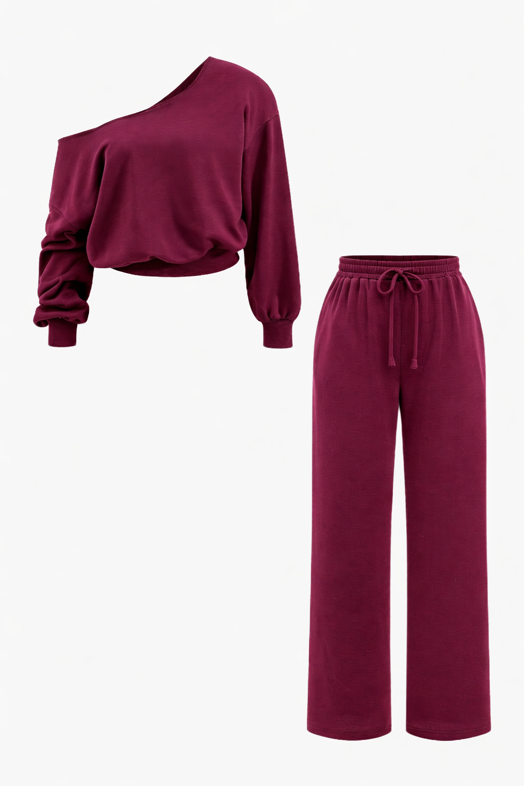 Dames Comfy Set - Zacht Tweedelig Top en Broek
