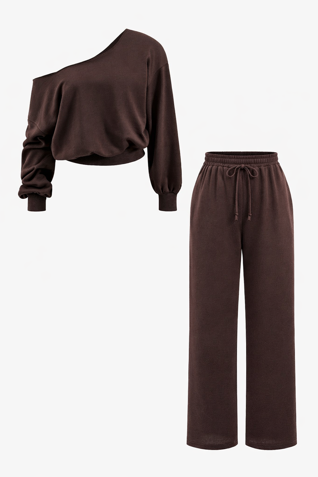 Dames Comfy Set - Zacht Tweedelig Top en Broek