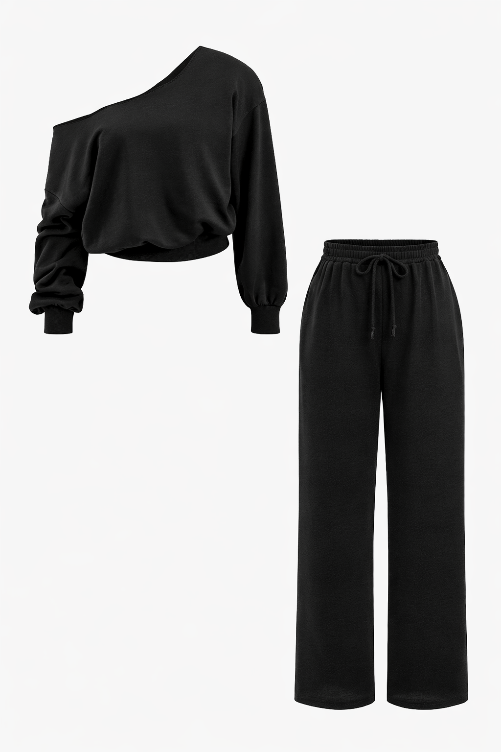 Dames Comfy Set - Zacht Tweedelig Top en Broek
