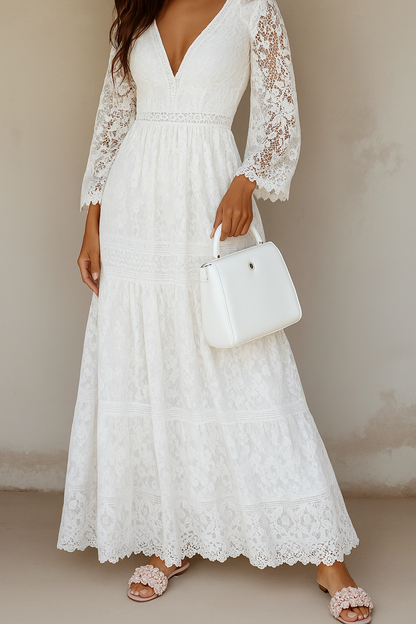 Bloemenprint Maxi Jurk Zomerjurk Boho Stijl