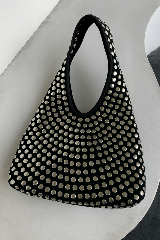Schoudertas Dames Studded Trendy Compact Design - StudioMarella