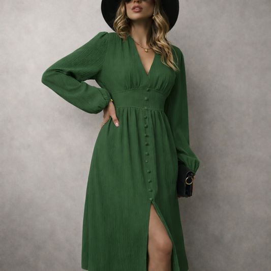 Vintage Maxi Jurk voor Vrouw Lange Zomerjurk Chique - StudioMarella